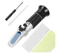 Refractómetro, 3 en 1 refractómetro de uva y alcohol RHW25 ATC 0-25% Vol 0-40% Brix 0.22 Refractómetro de vino Medidor de alcohol(No with case)