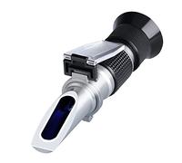 Refractómetro 4 en 1 para anticongelante, probador de anticongelante con ATC, refractómetro de anticongelante y refrigerante para probador de anticongelante de automóviles, refrigerante de glicol