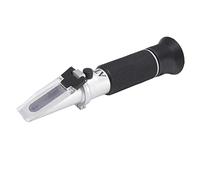 Refractómetro Brix, Mango de Silicona, Ajuste Visual, Volante, Refractómetro de Vino, Placa de Cubierta Profesional de Mano para Kit Casero para Leche