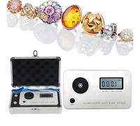 Refractómetro de gemas: herramienta de identificación de joyería con pantalla, error de medición ± 0,005, precisión 0,001, índice de refracción 1,300-3,000 para joyas y diamantes