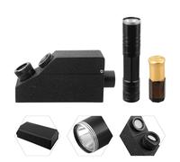 Refractómetro de gemas para identificación de piedras preciosas, rango RI.30-.81, graduación 0.01 RI, herramienta portátil de prueba de joyería con linterna y aceite refractivo (B)