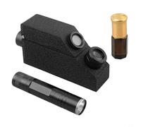 Refractómetro de gemas para medir el índice de refracción 1.30~1.81RI con linterna y aceite refractivo Modelo A (A)