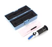 Refractómetro de Glicol, Herramienta de Prueba de Refrigerante de Motor de ácido de Batería Anticongelante para Coche RHA 503ATC, Precisa y Versátil, Ideal para Probar Glicol y