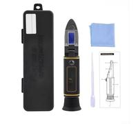 Refractómetro de mano habilitado para ATC para aplicaciones de leche de soja que cubre 0-25% de concentración y 0-32% de escalas de sacarímetro