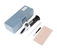 Refractómetro de mano Klanata Professional para salinidad 0-100 ‰ y corte de líquido de aceite 0-32%, herramienta de medición precisa para uso industrial y de laboratorio (Medidor de concentración de