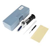 Refractómetro de mano Klanata Professional para salinidad 0-100 ‰ y corte de líquido de aceite 0-32%, herramienta de medición precisa para uso industrial y de laboratorio (Medidor de concentración de