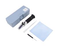 Refractómetro de Mano Ligero, Medidor de y Volumen de Alcohol, Material de Cobre Durable, Rango 0-32 y 1.000-1.120 SG - Compensación Automática de Temperatura, Diseño Ergonóm