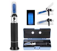 Refractómetro de prueba de alcohol,Jadpes Prueba de alcohol Refractómet, de alcohol de mano profesional Refractómetro Medidor de vino Medidor Instrumento de medición para miel, jara