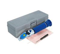 Refractómetro de salinidad de agua de mar para mantenimiento de acuarios, detección precisa de niveles de sal, probador de aleación de aluminio, probador de acuario de agua salada