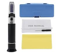 Refractómetro de salinidad portátil para acuario 0 a salinómetro, medidor portátil de concentración de sal de agua de mar, probador portátil de concentración de sal de agua de mar