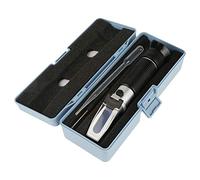 Refractómetro de salinidad, refractómetro profesional de compensación automática de temperatura para acuarios, monitoreo marino o prueba de salinidad de alimentos, salinómetro de precisión del 0-28%