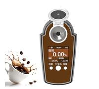 Refractómetro de TDS para café, refractómetro automático portátil para medir el azúcar del café,rango de medición de 0 a 25% y resolución de concentración de 0,01%,10 mediciones consecutivas precisas