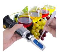 Refractómetro de vino 3 en 1 for uva y alcohol (escalas Brix, Baume W25V/V)