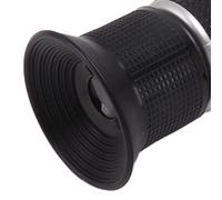 Refractómetro del medidor de leche Munefe, refractómetro de medidor Brix, refractómetro de mano 0 a 20 por ciento con compensación de temperatura automática para la prueba de