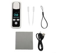 Refractómetro digital 0-32% con compensación automática de temperatura, medidor de azúcar portátil impermeable IPX6 para frutas, bebidas de miel, pantalla LCD de 1.54 pulgadas, recargable por USB-C