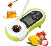 Refractómetro digital Brix 0-55% | Medidor de contenido de azúcar de alta precisión para jugos, vino, cerveza y bebidas | Compensación automática de temperatura | ±0,2% de precisión