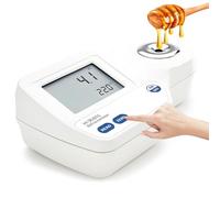Refractómetro digital con doble pantalla y ATC, probador impermeable de grado alimenticio para miel, jugo y mermelada, alta precisión y diseño portátil