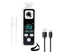 Refractómetro Digital de Brix para Azúcar, Medidor de 0-32% Brix con ATC, Precisión ±0.2%, Recargable para Medición de Contenido de Azúcar en Jugos, Vino, Cerveza, Bebidas Azucaradas y Líquidos