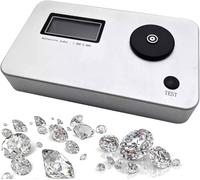 Refractómetro digital de piedras preciosas, probador profesional de gemas, índice de refracción 1.300-3.000, precisión 0.001, error ± 0.005, pantalla LCD, recargable, para identificación de diamantes