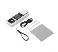 Refractómetro digital inteligente con pantalla a color IPS de 1,54 pulgadas, compensación automática de temperatura y protección IPX6, medidor Brix portátil para frutas, miel y bebidas (JBM-10)