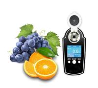Refractómetro digital LCD Brix, medidor de azúcar en frutas, probador digital Brix de 0-58% con pantalla a color, precisión del 0.2%, fácil de usar y medición en 3 segundos, para alimentos, bebidas