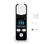 Refractómetro digital para contenido de azúcar Brix | Probador recargable con pantalla a color HD de 1.54 pulgadas | Rango de 0-32% y 0-55% | Medidor portátil para jugo, vino, miel, cerveza (JBM-10)