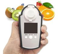 Refractómetro digital para detección de azúcar, rango de prueba: 0-58%, precisión: ± 0,2%, medidas rápidas en 3 segundos, cantidad de muestra: 0,2-0,3 ml, resolución: 0,7 %