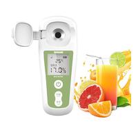 Refractómetro digital para medición de concentración de azúcar de frutas, pantalla de alta definición, salida rápida de datos en 5 segundos, ideal para ventas, plantación y uso en laboratorio