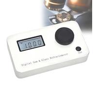 Refractómetro digital profesional de piedras preciosas para medición de joyas, índice de refracción 1.300-3.000, error de medición ± 0.005, ideal para tiendas de joyería y jade