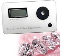Refractómetro Digital, Refractómetro Digital para Pruebas De Joyería, Refractómetro Digital para Piedras Preciosas, Apagado Automático Después De 1 Minuto, Batería De 700 Mah, para Joyería, Jade