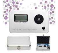 Refractómetro for gemas, herramienta profesional de identificación y prueba de joyas, refractómetro digital, índice de refracción de 1.300 a 3.000, error de ±0.005, precisión de 0.001,pantalla