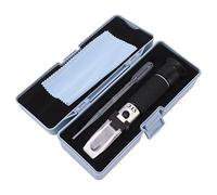 Refractómetro medidor Brix 10-30% | Probador portátil de contenido de azúcar para frutas/miel/bebidas azucaradas | Hidrómetro de aluminio con precisión del 0,20%