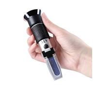 Refractómetro para vino de uva Inicio-Brewing Wine Making Refractómetro Kit Brix 0-40% & alcohol 0-25% vol Medición de contenido de azúcar en jugo de uva original predicción de vino Alcohol Grado