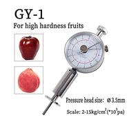 Refractómetro, Probador de dureza de fruta de puntero portátil, penetrómetro de la fruta for esclerómetro de frutas(GY-1)