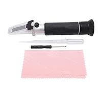 Refractómetro Probador portátil de Contenido de Alcohol para licores destilados, licores de Vino con Rango de 0 80%, construcción Duradera de aleación de Aluminio, tamaño de 7,9