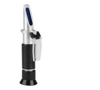 Refractómetro profesional preciso probador de líquidos corte medidor de salinidad herramienta plegable refractor portátil 1 unidad (medidor de concentración de fluidos