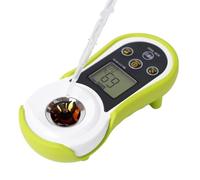 Refractómetro, Refractómetro digital Medidor de Instrumento de medición de contenido de azúcar Detector de azúcar for vino, cerveza y bebidas en jugos de frutas Rango 0-55%