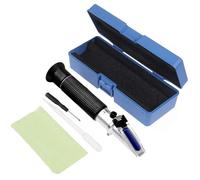 Refractómetro, Refractómetro for mosto de cerveza, vino, ATC SG 1.000-1.130 0-32%, for azúcar, vino, cerveza, fruta 48% de descuento