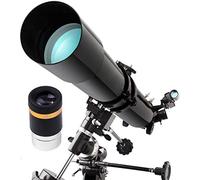 Refractor monocular portátil astronómico, apertura de 80 mm, 900 mm, viaje para niños principiantes y adultos, gran astronomía para que los niños exploren el espacio lunar