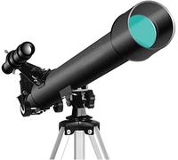 Refractor portátil y Ligero de 50 mm para astronomía, con Ocular Recubierto de Alta definición, Ideal para Principiantes, niños y Adultos.
