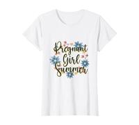 Refrán veraniego con flores para embarazadas Camiseta
