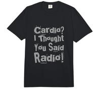 Refranes de Gimnasio Funny Cardio, pensé Que habías Dicho Entrenamiento por Radio Comfort Colors Adult Heavyweight T-Shirt