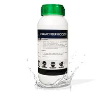 REFRATECH Rigidizador para revestimiento de fibra de cerámica, clasificación de 2300F, revestimiento de superficie de aislamiento ignífugo para tableros de manta de fibra de cerámica, lana -