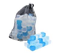Refreezable Ice Cubes - Reusable POLYMER Cooler Squares, Drink Chill Gems
