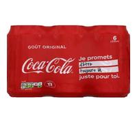 Refresco de Coca Cola con extractos vegetales - 6 latas de 33 cl