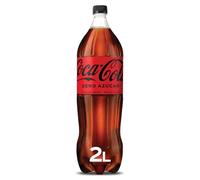 Refresco de cola zero Coca-Cola botella 2 l