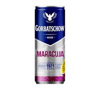 Refrescos y Mixers Caja de 12 unidades Gorbatschow Mixed Maracuja Lata 33 cl