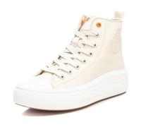 REFRESH - Zapatilla Mujer Beige - Calzado Cómodo y Versátil - Moda Casual - Modelo 17193103 (Talla 40)