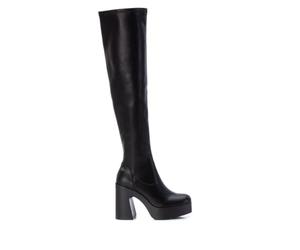 REFRESH - Bota Mujer Negro - Calzado Cómodo y Versátil - Moda casual - Modelo 17143701 (Talla 39)