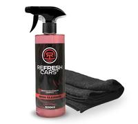 Refresh Cars Iron Cleaner 500ml - Descontaminante Férrico para Llantas y Carrocería | Limpiador de Llantas Profesional con pH Neutro | Elimina Polvo de Freno y Óxido - Incluye Bayeta de Microfibra